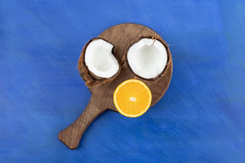 Água de Coco com Laranja Refrescante