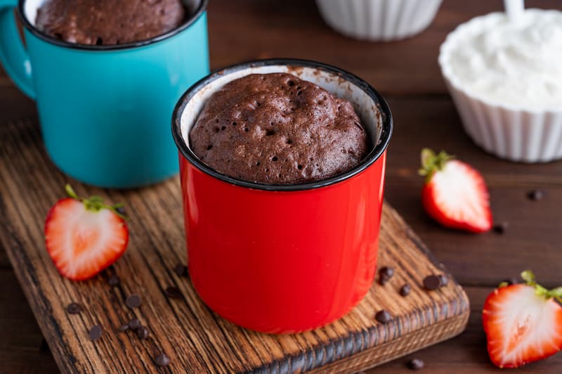 Bolo de Caneca de Chocolate