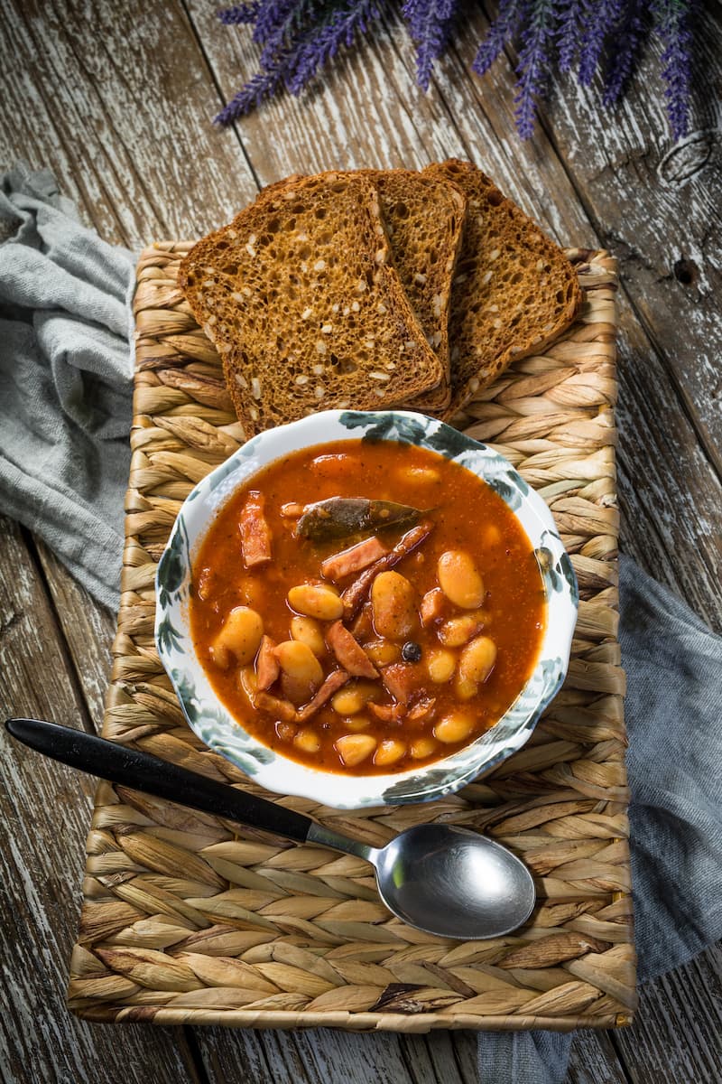 Caldo de Feijão com Bacon