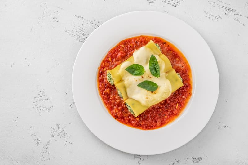 Canelones de Ricota