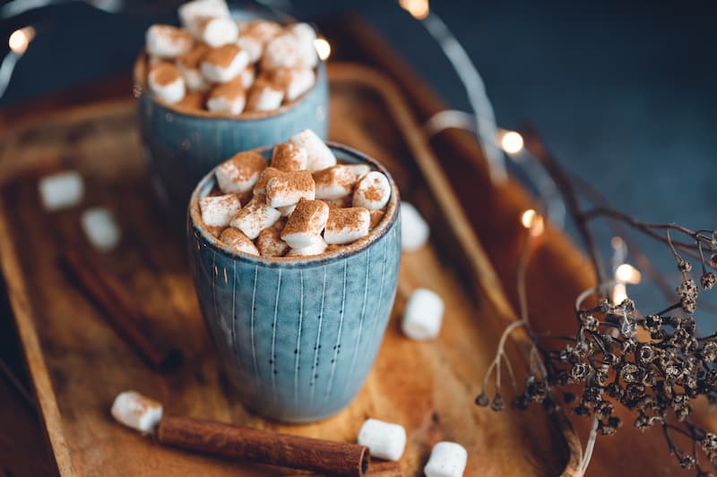 Chocolate Quente com Marshmallow