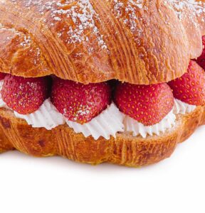 Croissant de Morango com Creme