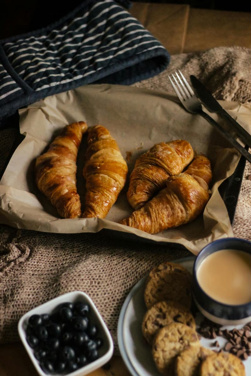 Croissants de Cogumelos Deliciosos