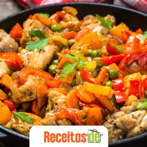 Frango de Panela Cremoso com Legumes