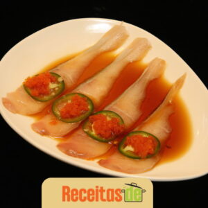 Hamachi com Ponzu e Jalapeño