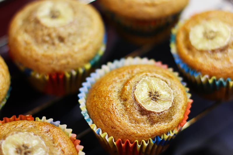 Muffins de Banana com Canela