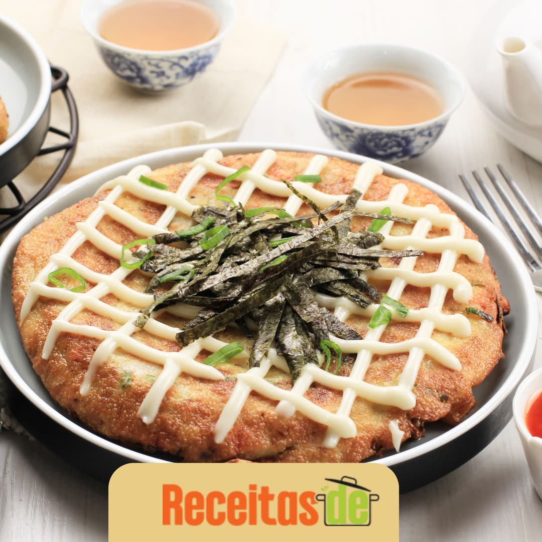 Okonomiyaki (Panqueca Japonesa Savory)