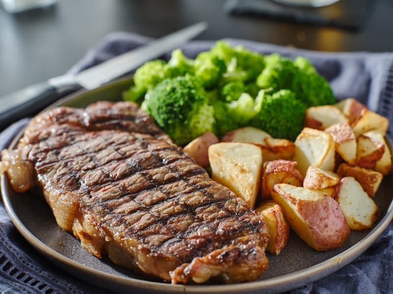 Picanha Assada no Forno com Batatas e Legumes