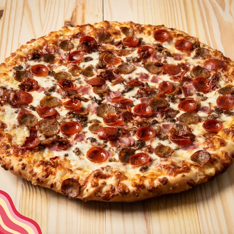 Pizza de Bacon