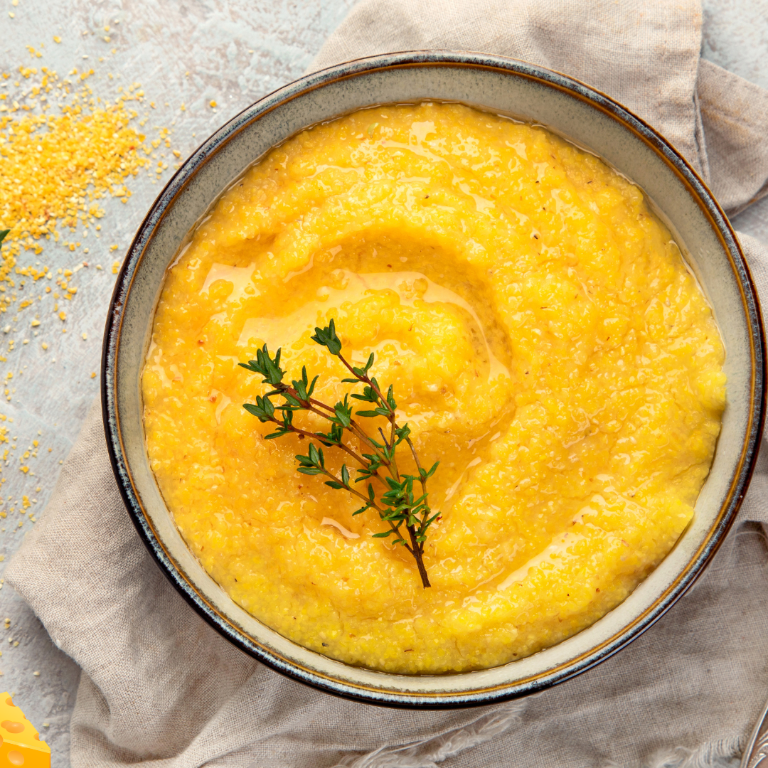 Polenta Cremosa com Queijo