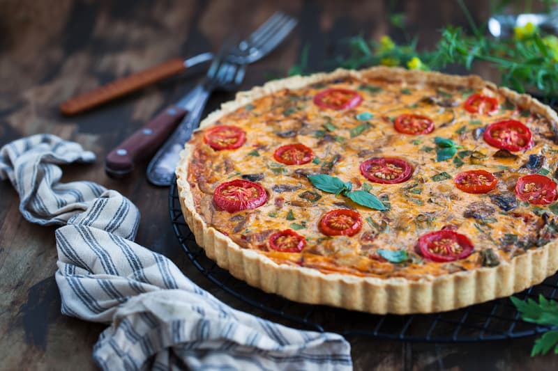 Quiche de Tomate Seco