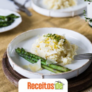 Risoto de Aspargos Cremoso e Delicioso