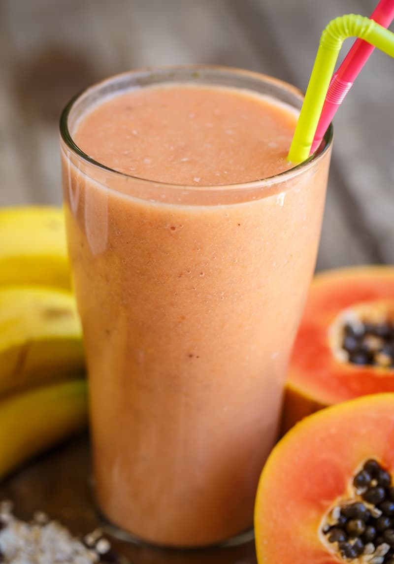 Smoothie de Mamão com Laranja