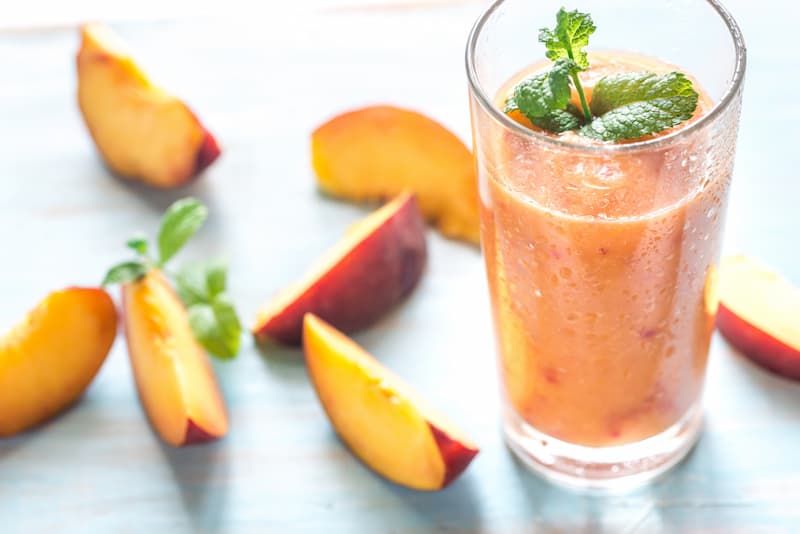 Smoothie de Pêssego Refrescante