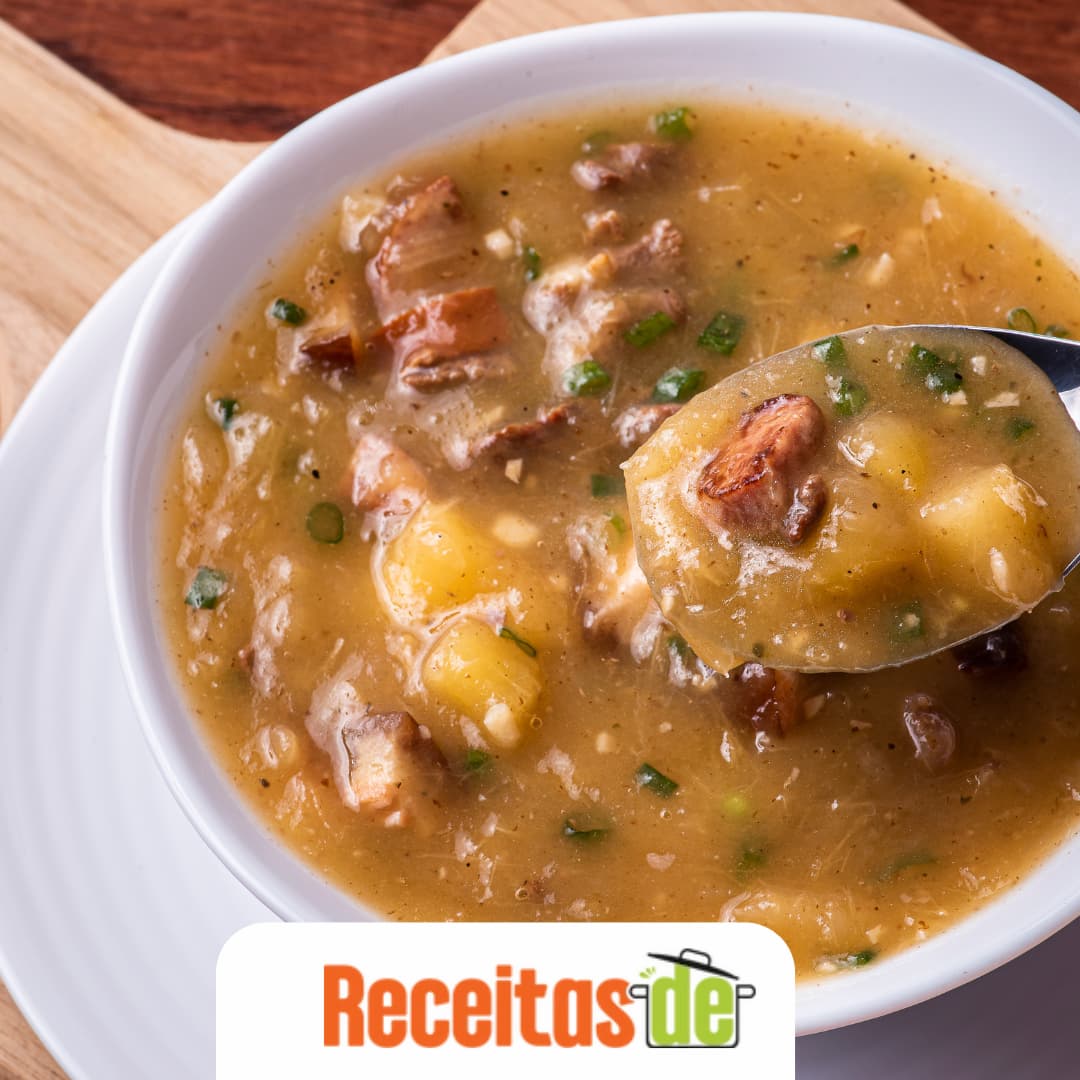 Sopa de Mandioquinha com Bacon