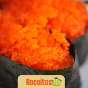 Tobiko Ovas de Salmão para Sushi