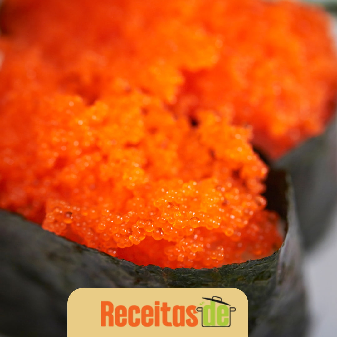 Tobiko Ovas de Salmão para Sushi