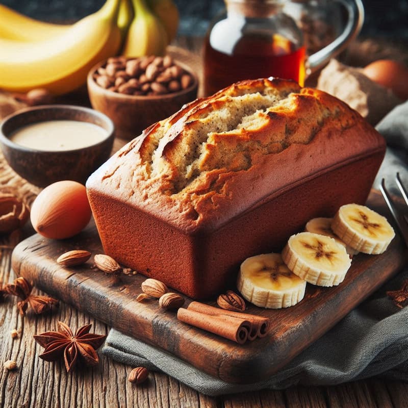 Receita de bolo de banana