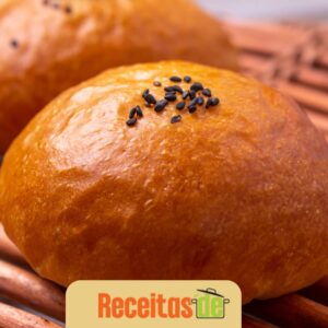 Anpan Pão Japonês Doce com Recheio de Feijão Doce