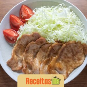 Buta no Shogayaki Porco Agridoce Japonês