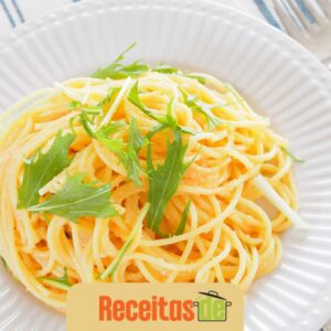 Pasta com Mentaiko Cremosa