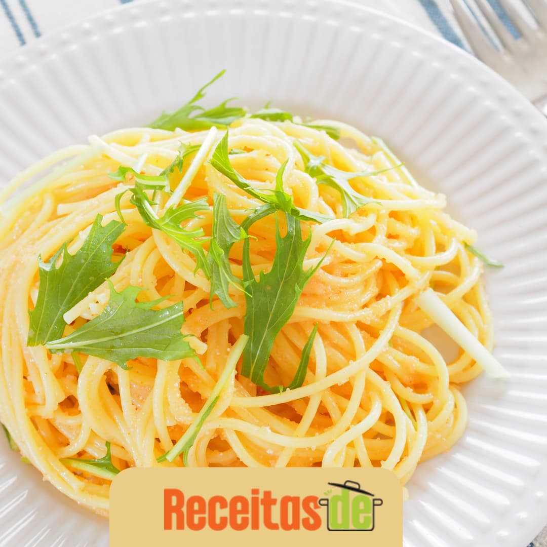 Pasta com Mentaiko Cremosa