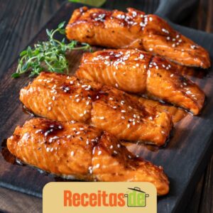 Salmão Teriyaki