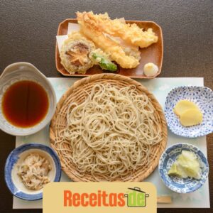 Tempura Soba com Molho Agridoce