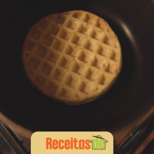 Waffles Simples na Frigideira
