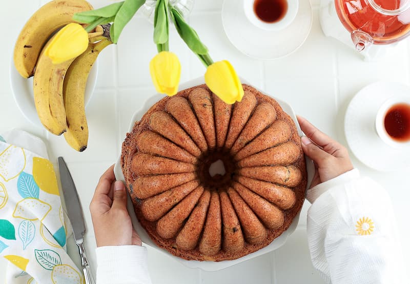 Bolo de Banana Fofinho