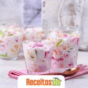 Gelatina com Leite Condensado