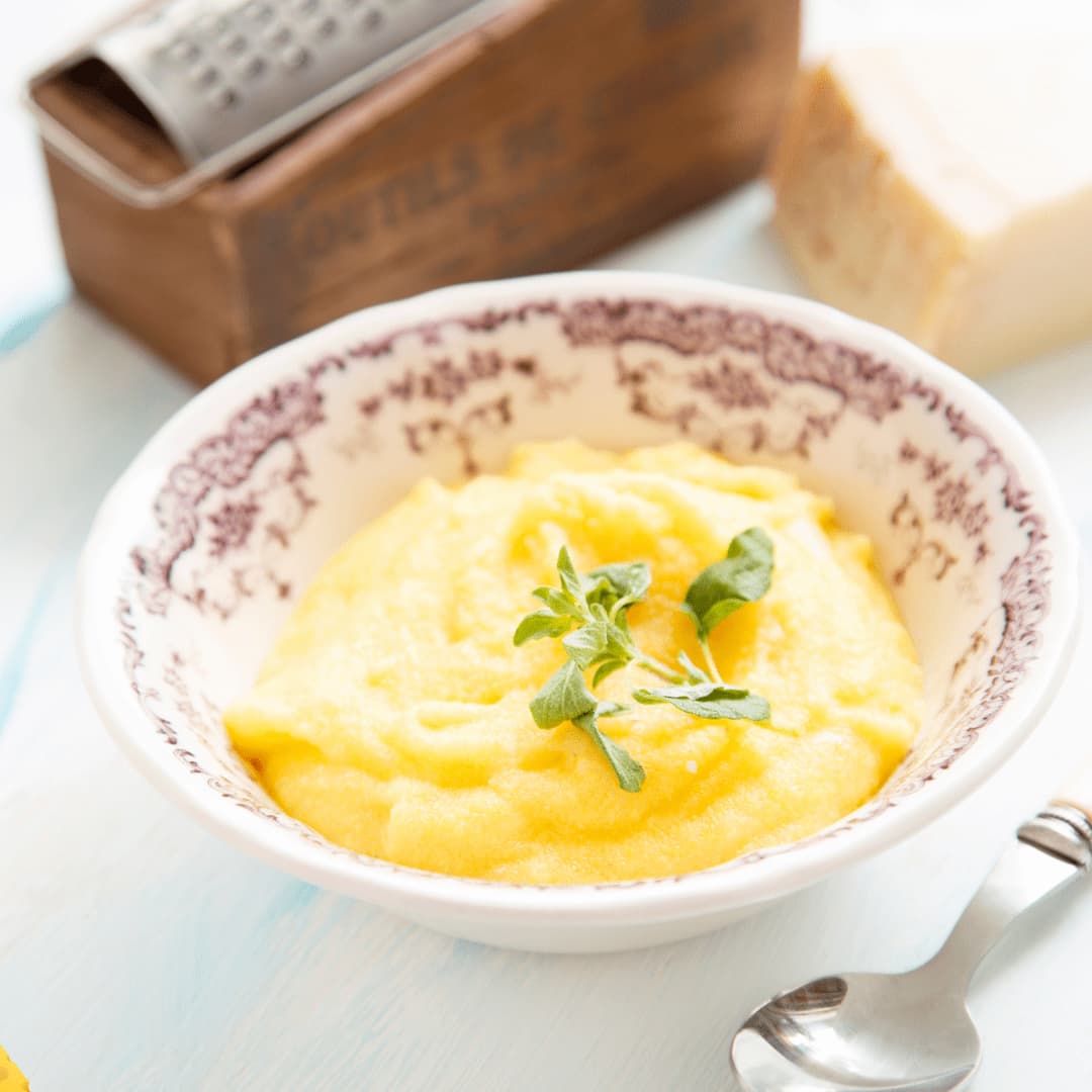 Polenta Cremosa com Queijo