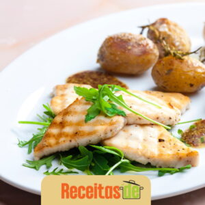 Peixe Galo Assado com Batatas e Limão