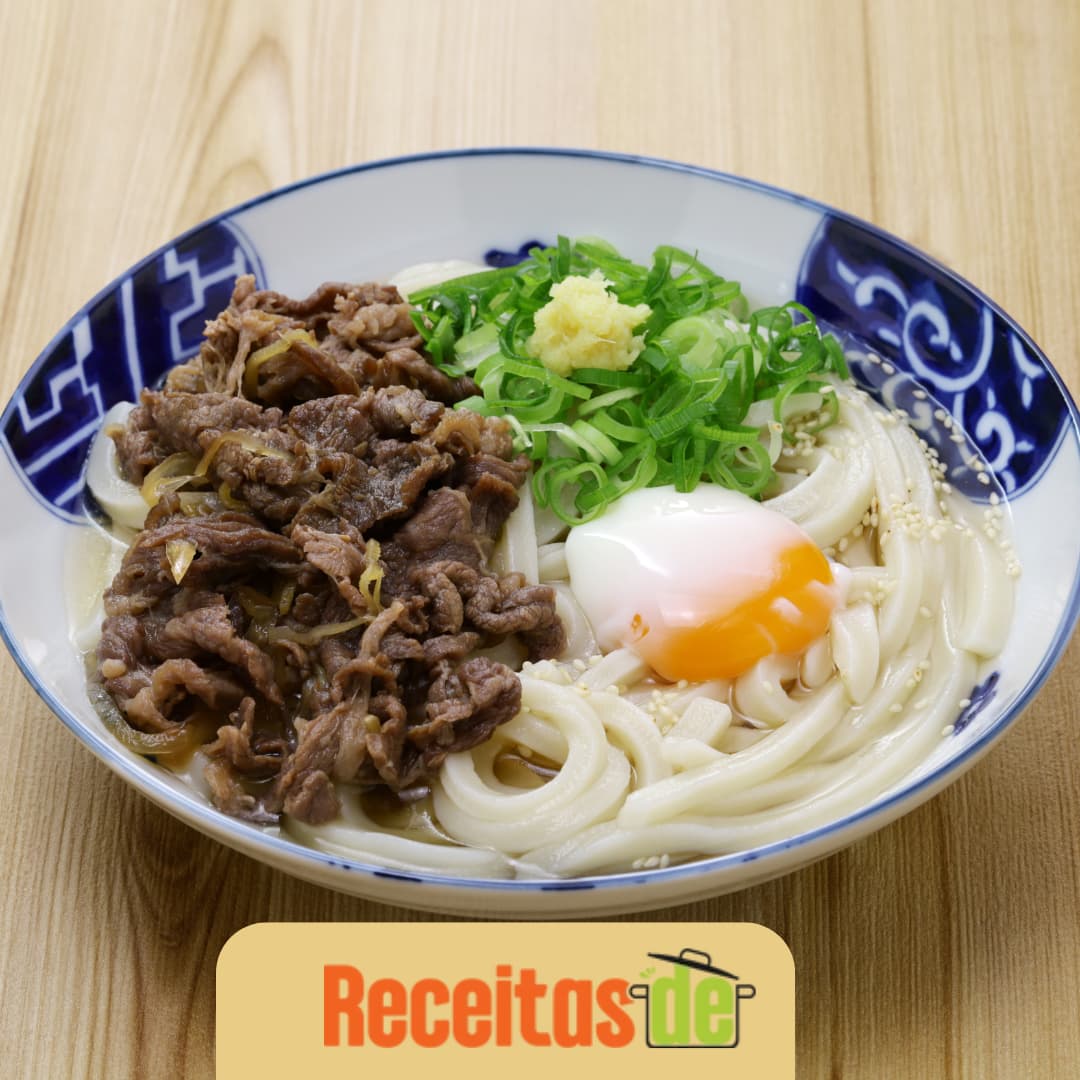 Shoyu Udon Macarrão Japonês Delicioso
