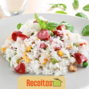 Arroz de Linguiça com Milho