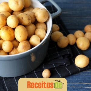 Batata Bolinha em Conserva Caseira