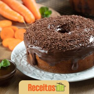 Bolo de Cenoura no Liquidificador