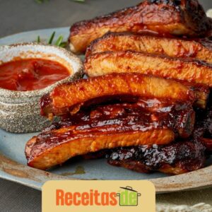 Costelinha com Molho Barbecue Deliciosa