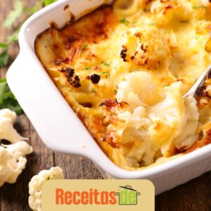Couve-flor Gratinada Cremosa