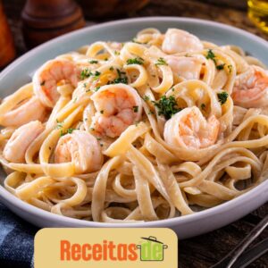 Macarrão ao Molho de Camarão