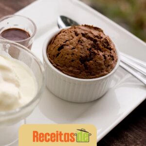 Minissuflê de Chocolate