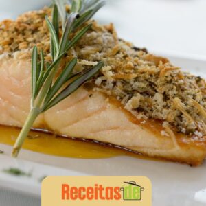 Peixe Assado com Castanhas