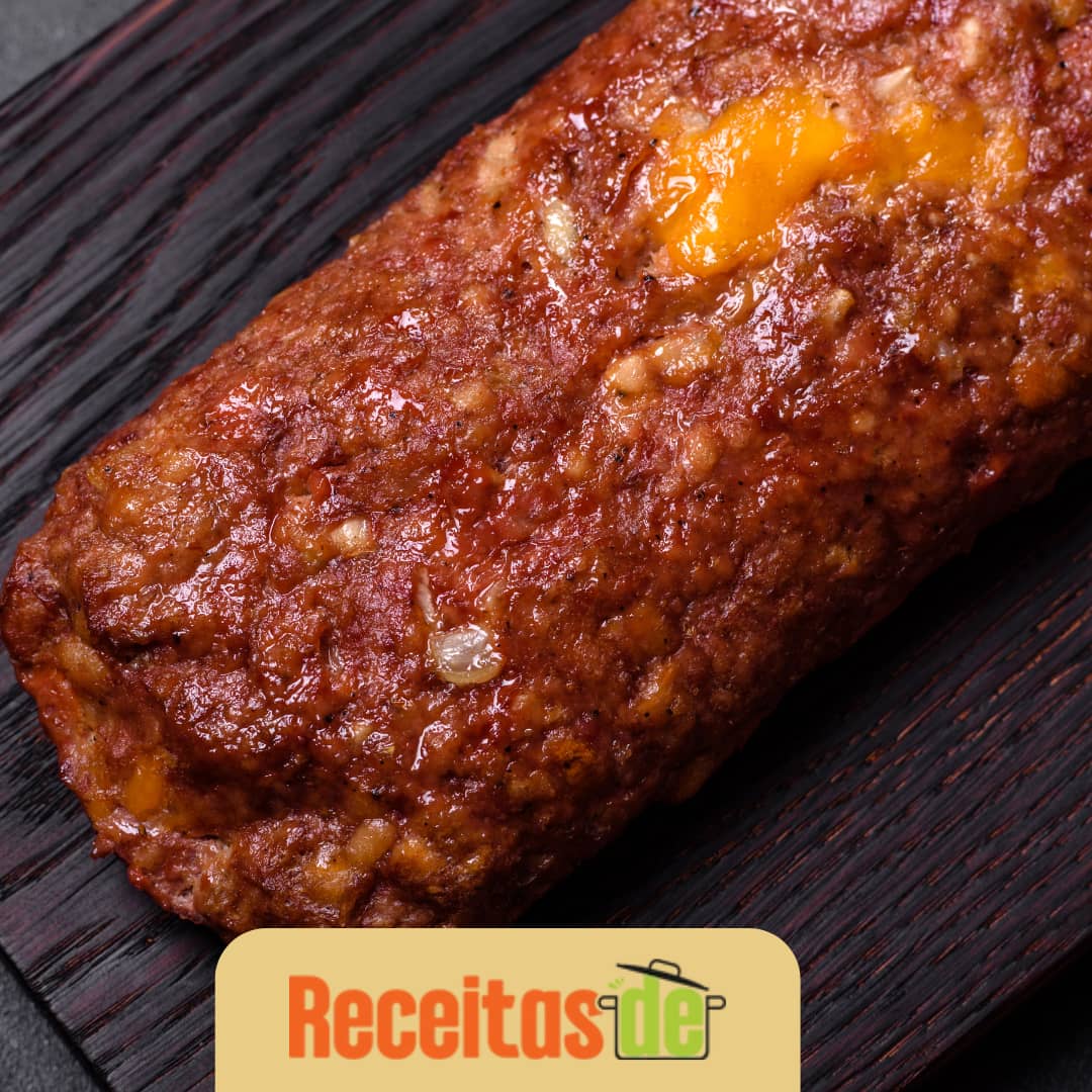 Rocambole de Carne Moída Delicioso
