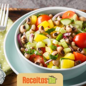 Salada de Feijão-Frade com Bacalhau