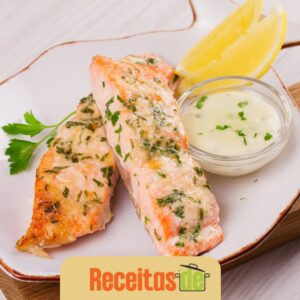 Salmão com Molho de Creme de Leite