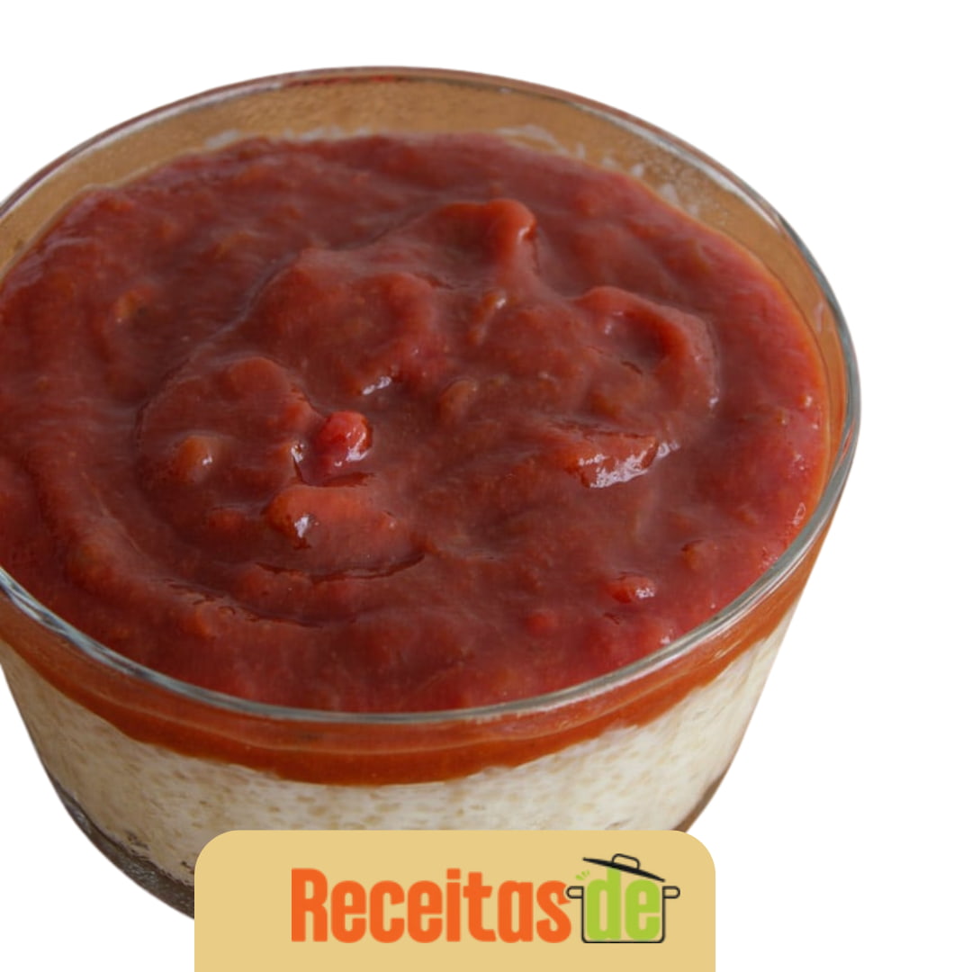 Tapioca Cremosa com Coco e Goiabada