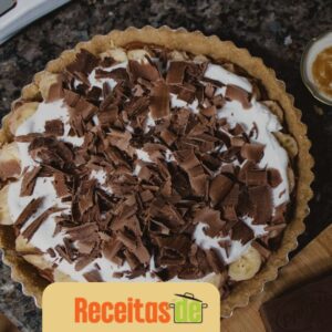 Torta de Banana com Chocolate