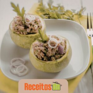 Abobrinha Recheada com Atum Light (1)