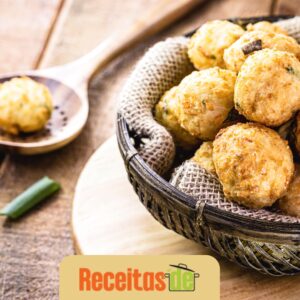 Bolinho de Batata Recheado com Carne Moída