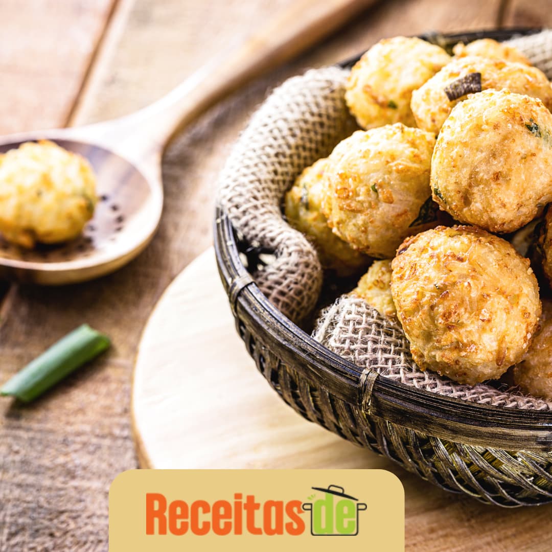 Bolinho de Batata Recheado com Carne Moída